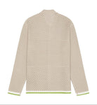 Rear view of Soda Scotch & Soda Crochet Long Sleeve Shirt Endless Waves