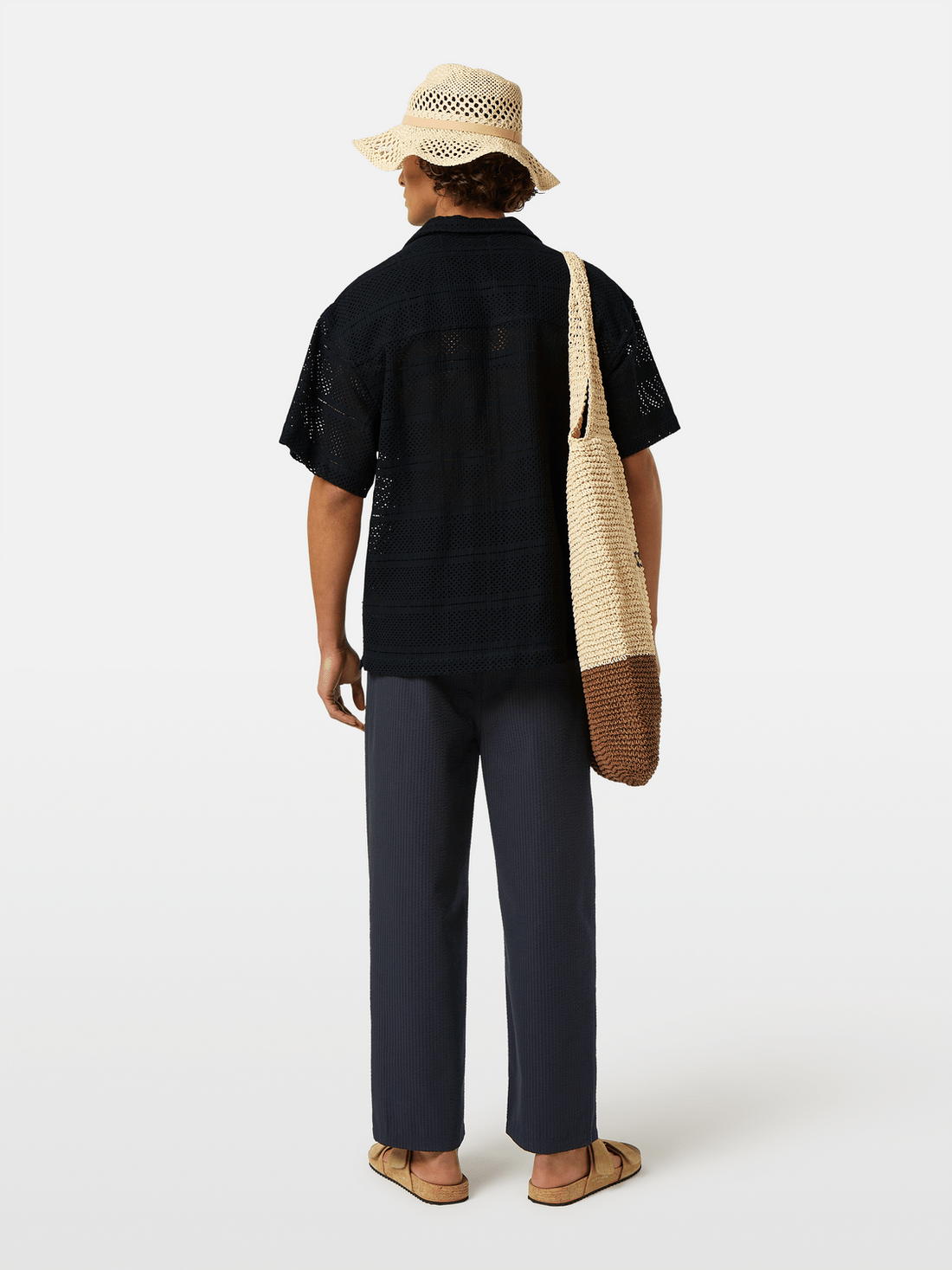 Scotch & Soda Scotch & Soda Crochet Relaxed Fit Shirt Endless Waves