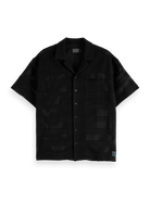 Scotch & Soda Crochet Relaxed Fit Shirt - Endless Waves