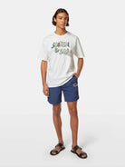 Scotch & Soda Logo Artwork Swim Short - Endless Waves