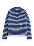 Scotch & Soda Loose Fit Loop Terry Sweatshirt - Endless Waves