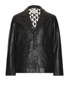 Scotch & Soda Men's Leather Blazer Jacket - Endless Waves