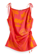 Scotch & Soda Satin Tank Top - Endless Waves