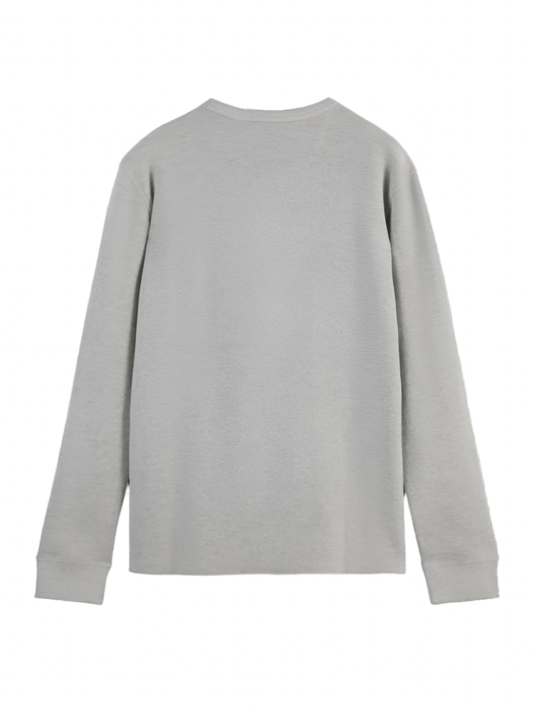 Scotch & Soda Scotch & Soda Waffle Long Sleeve T-Shirt Endless Waves