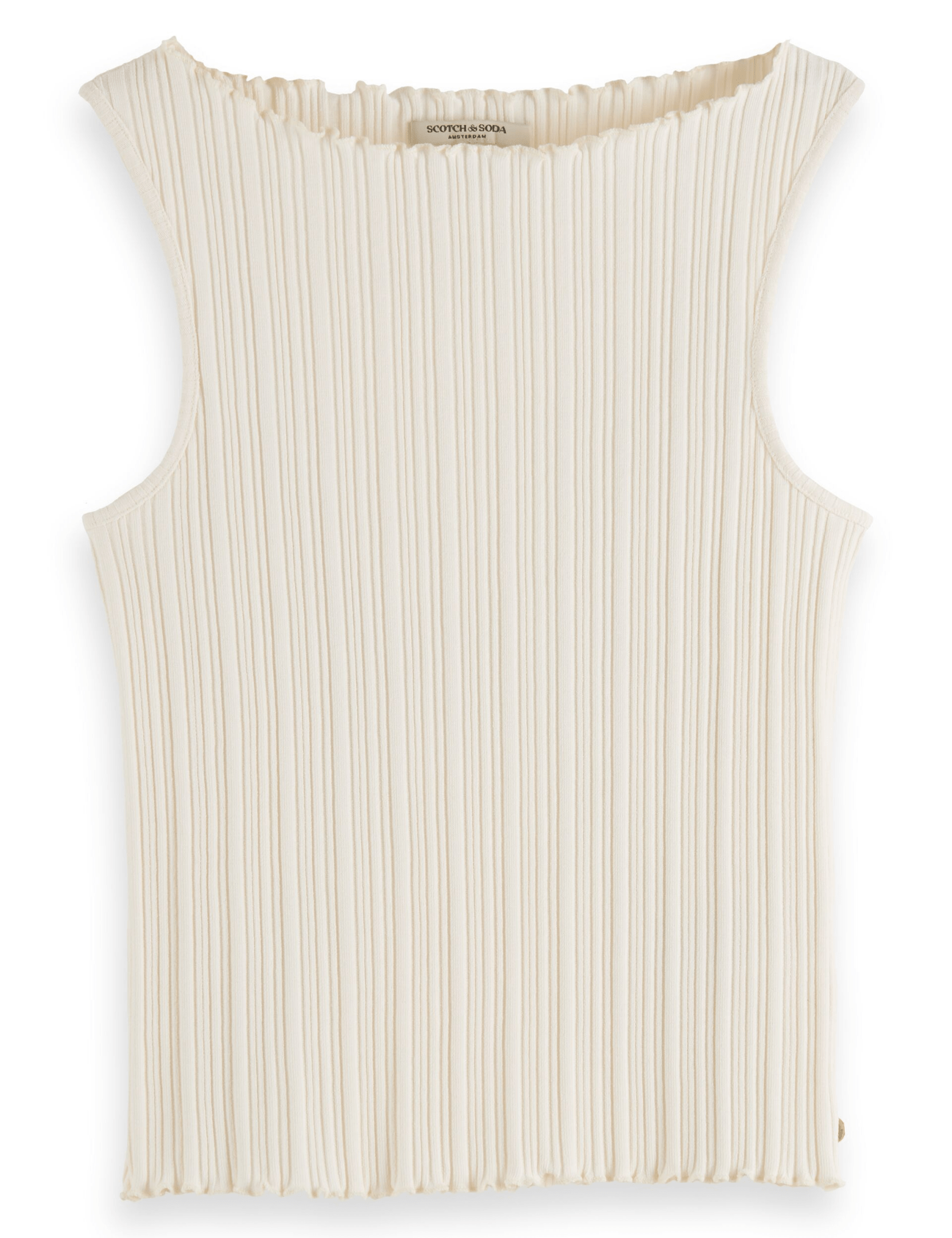 Scotch & Soda Scotch & Soda Women's Structured Rib Tank Endless Waves