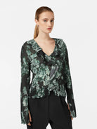 Scotch & Soda Scotch & Soda Floral Printed Ruffle Top Endless Waves