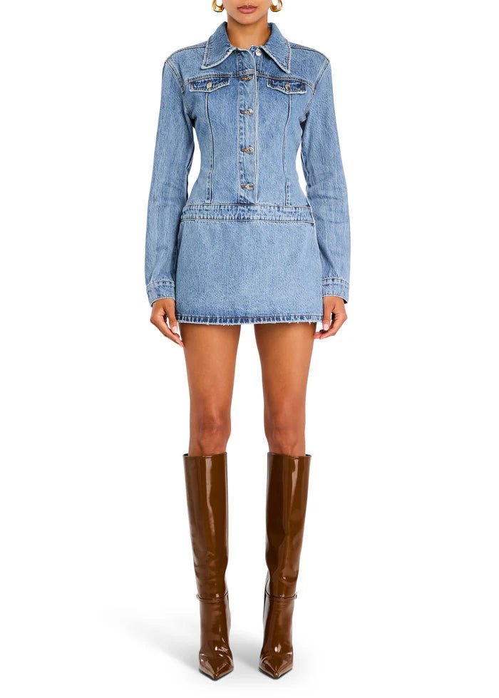 Mini Denim Dress - Ser.O.Ya Denim / S Mini Denim Dress - Ser.O.Ya Denim / S