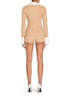 SER.O.YA Eloise Cable Knit Cardigan - Endless Waves
