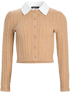 SER.O.YA Eloise Cable Knit Cardigan - Endless Waves