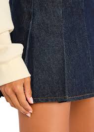 SER.O.YA Gimlet Mid - Rise Mini Skirt - Endless Waves