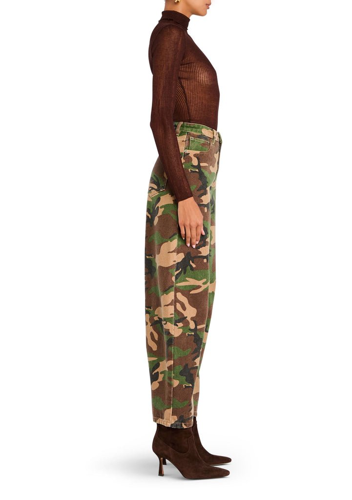 SER.O.YA Marbel Mid Rise Barrel Jean - Endless Waves