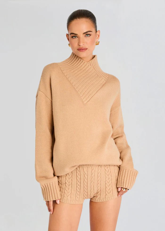 SER.O.YA Molly Cable Knit Hot Short