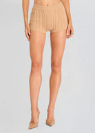 SER.O.YA Molly Cable Knit Hot Short