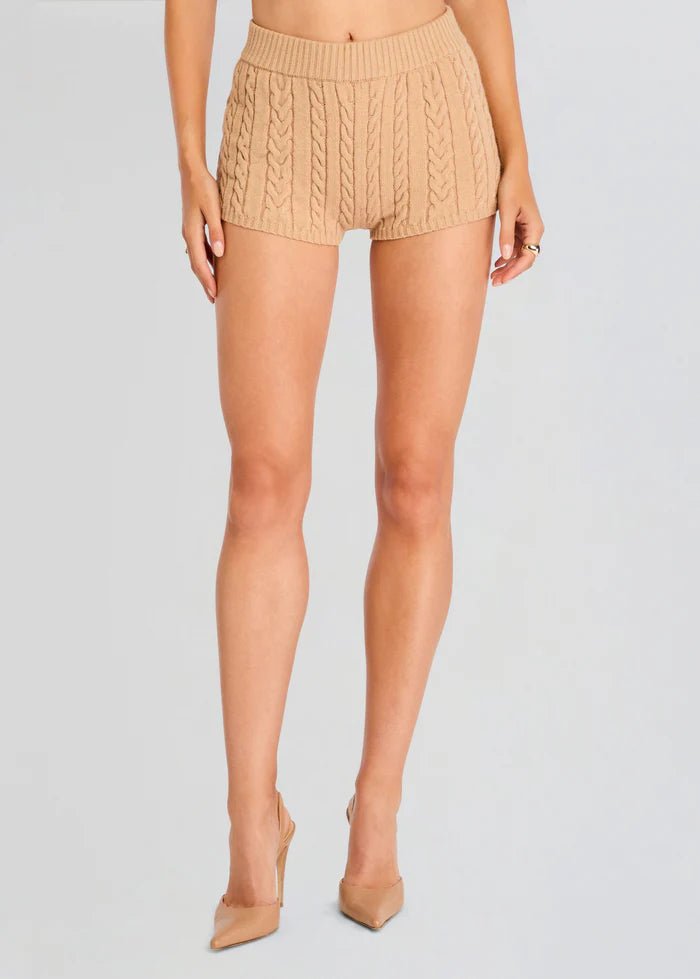 SER.O.YA Molly Cable Knit Hot Short