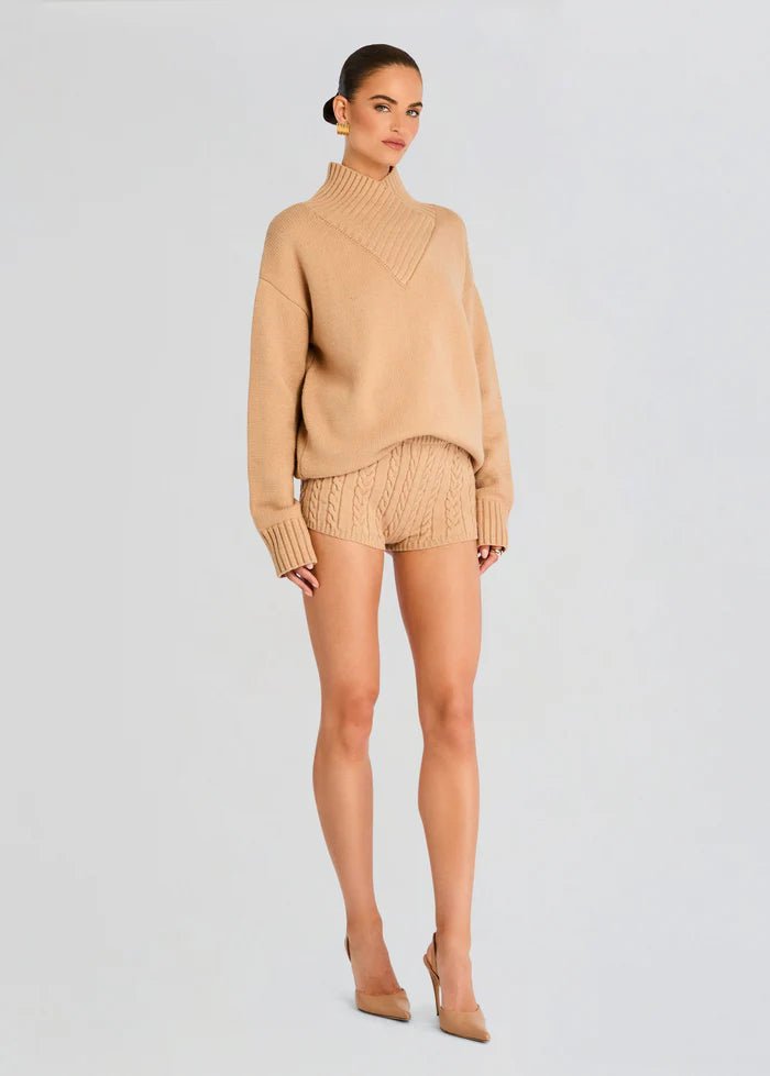 SER.O.YA Molly Cable Knit Hot Short