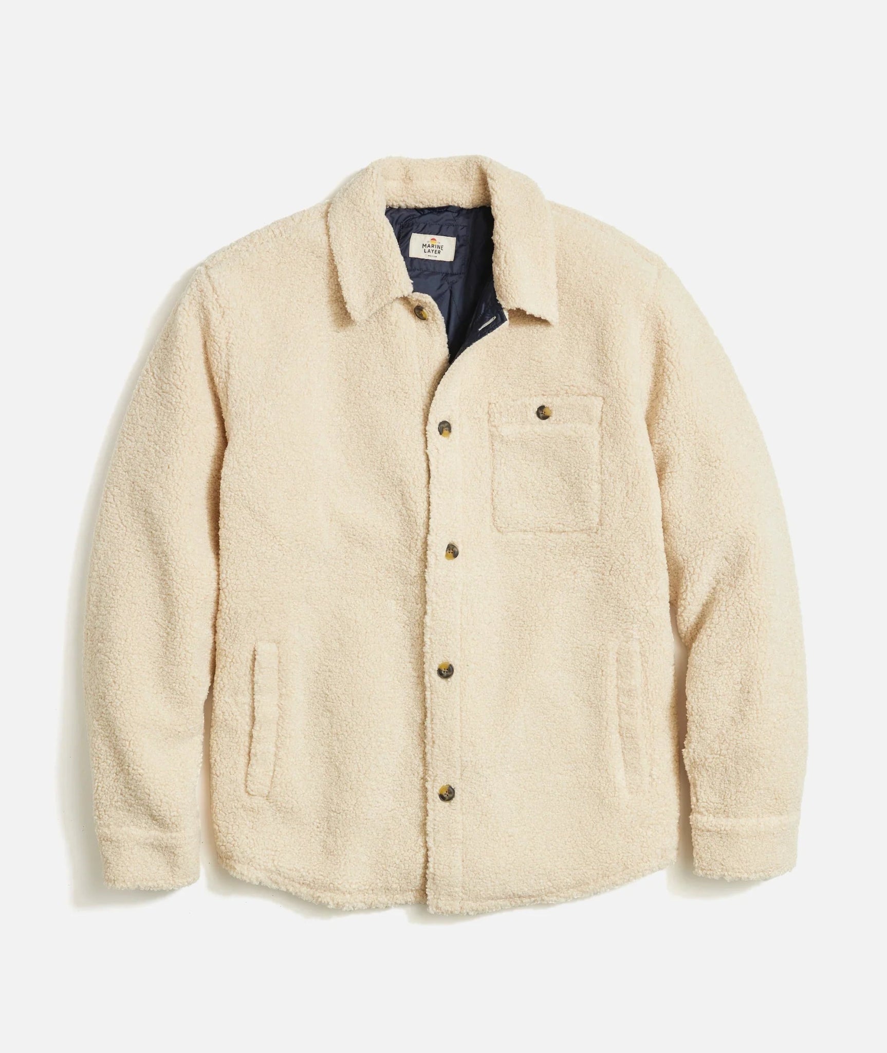 Sherpa Overshirt - Natural - Endless Waves