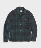 Sherpa Plaid Overshirt - Endless Waves