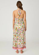 Shoshanna Halter Maxi Dress - Endless Waves