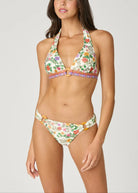 Shoshanna Ring Classic Bikini Bottom - Endless Waves