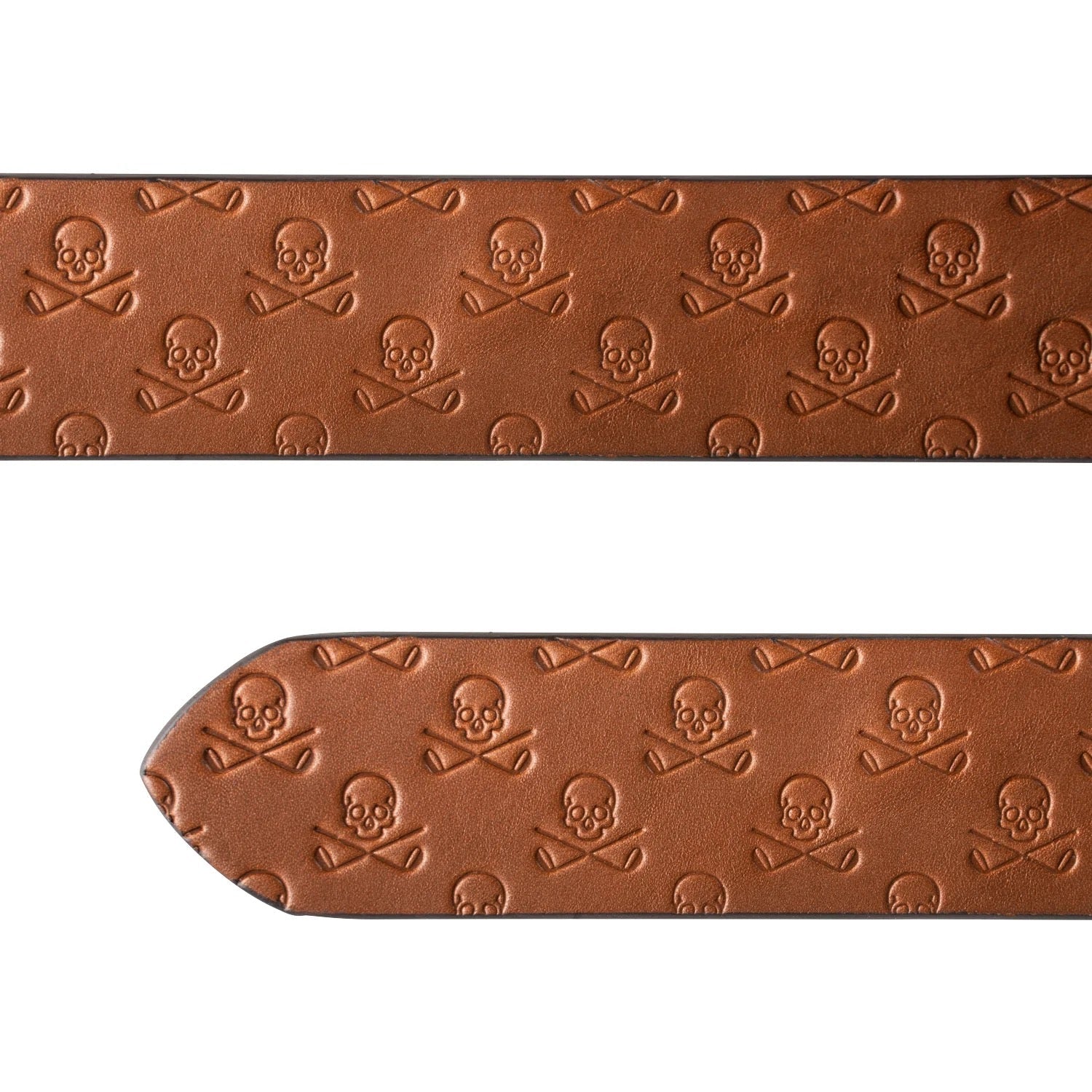 Mission Belt Mission Skull & Clubs Leather Belt Endless Waves