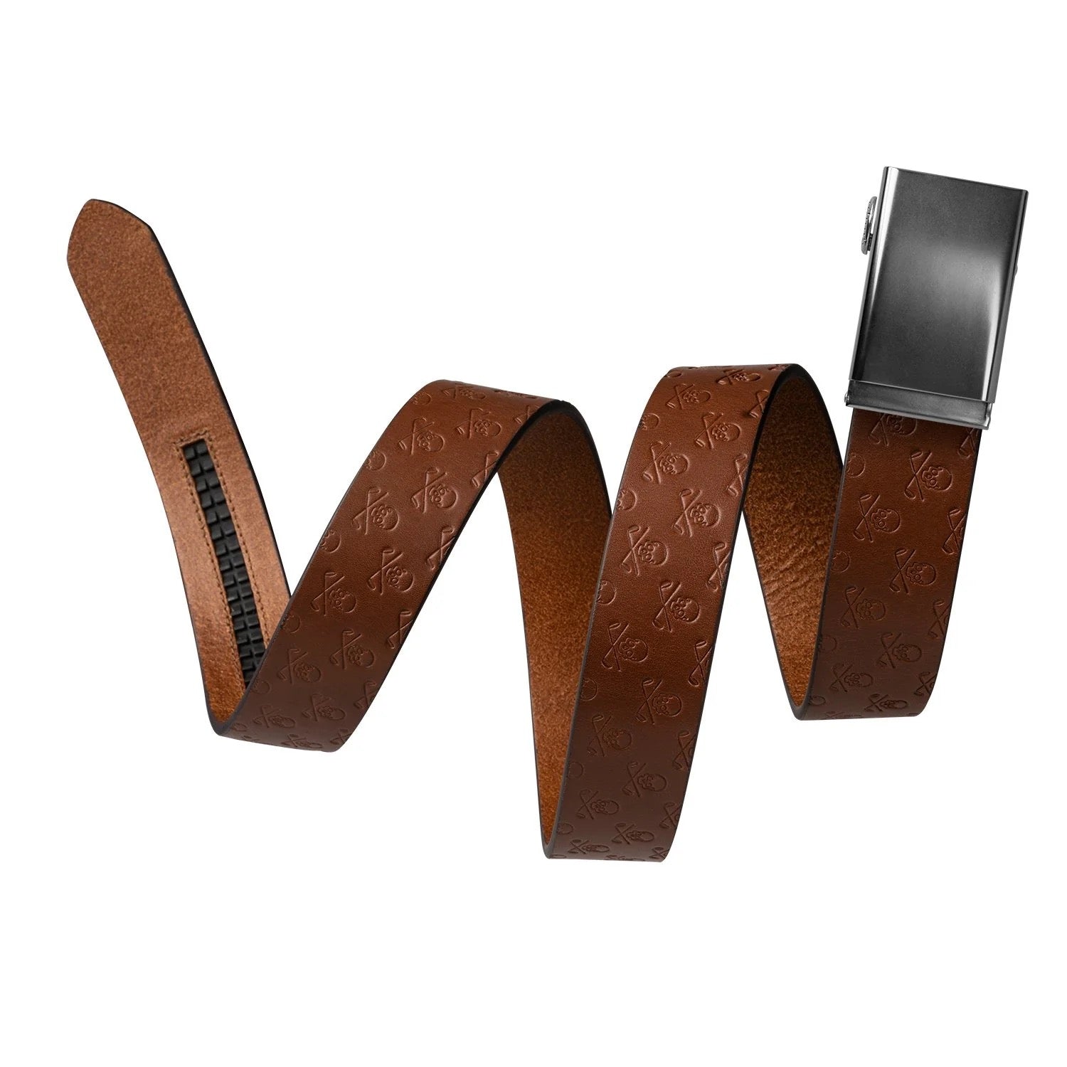 Mission Belt Mission Skull & Clubs Leather Belt Endless Waves