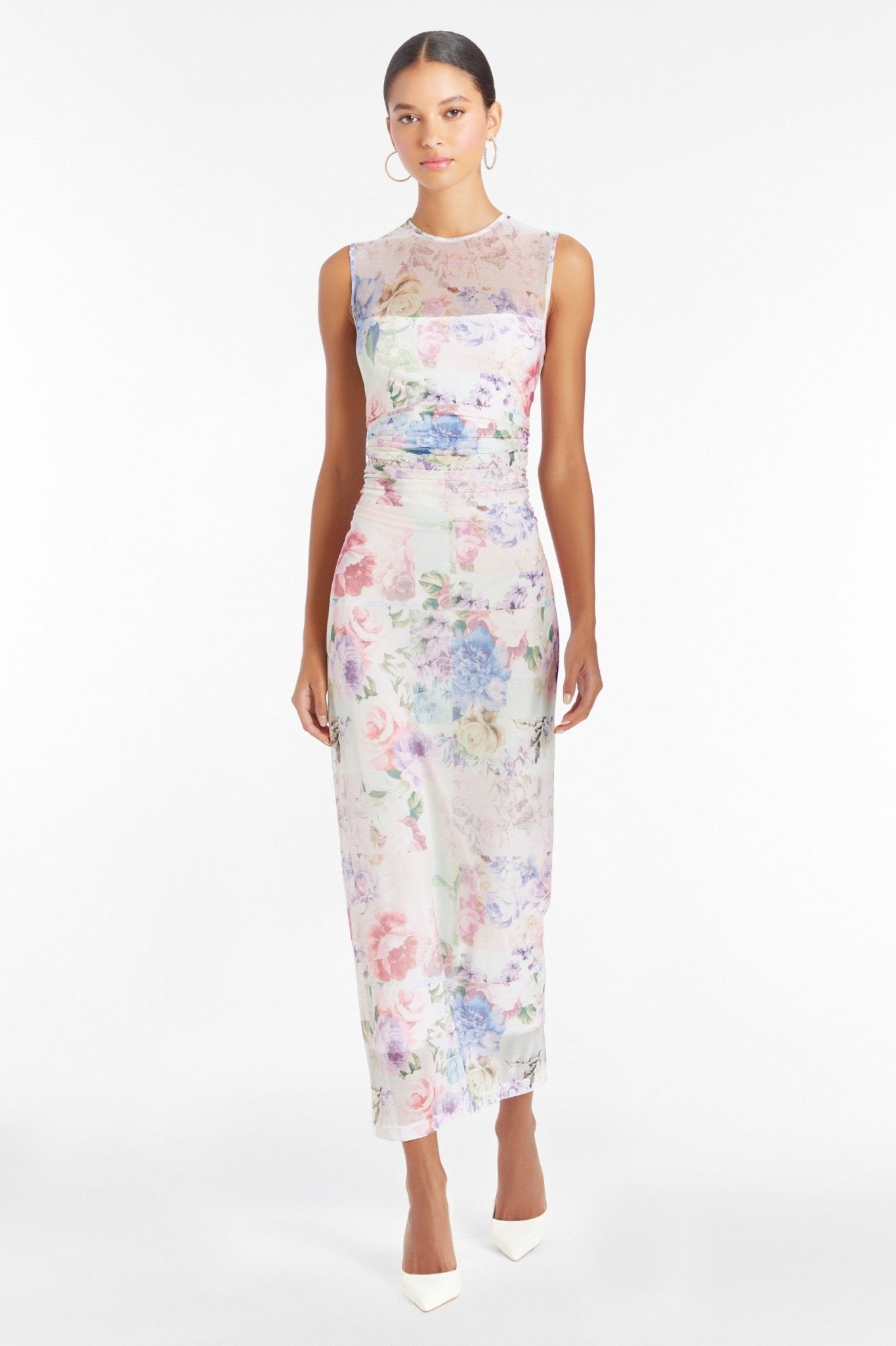amanda uprichard venezia midi dress Amanda Uprichard Antonella Midi Dress in Blue