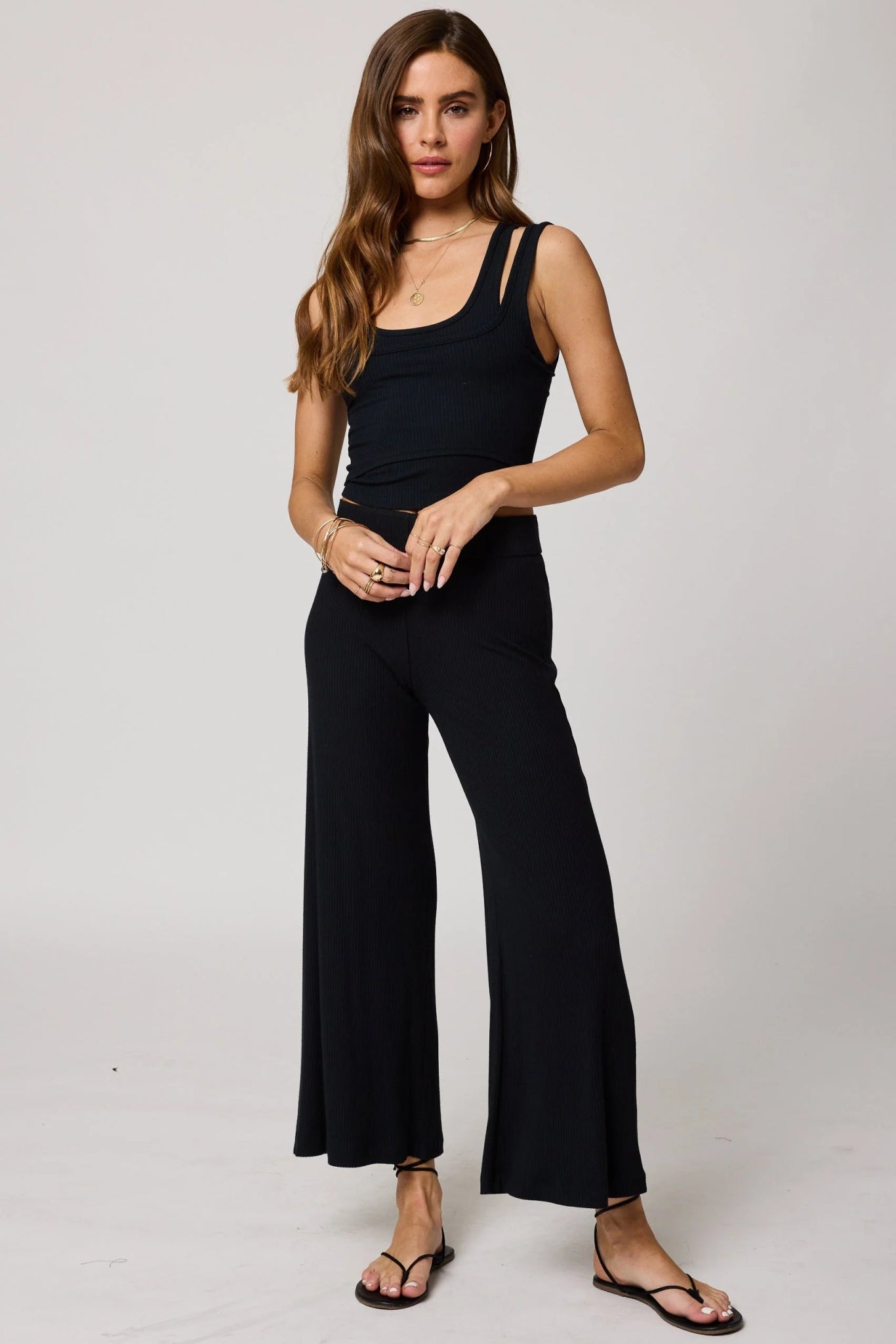 Stillwater Stillwater The Rib Wide Leg Pant Endless Waves