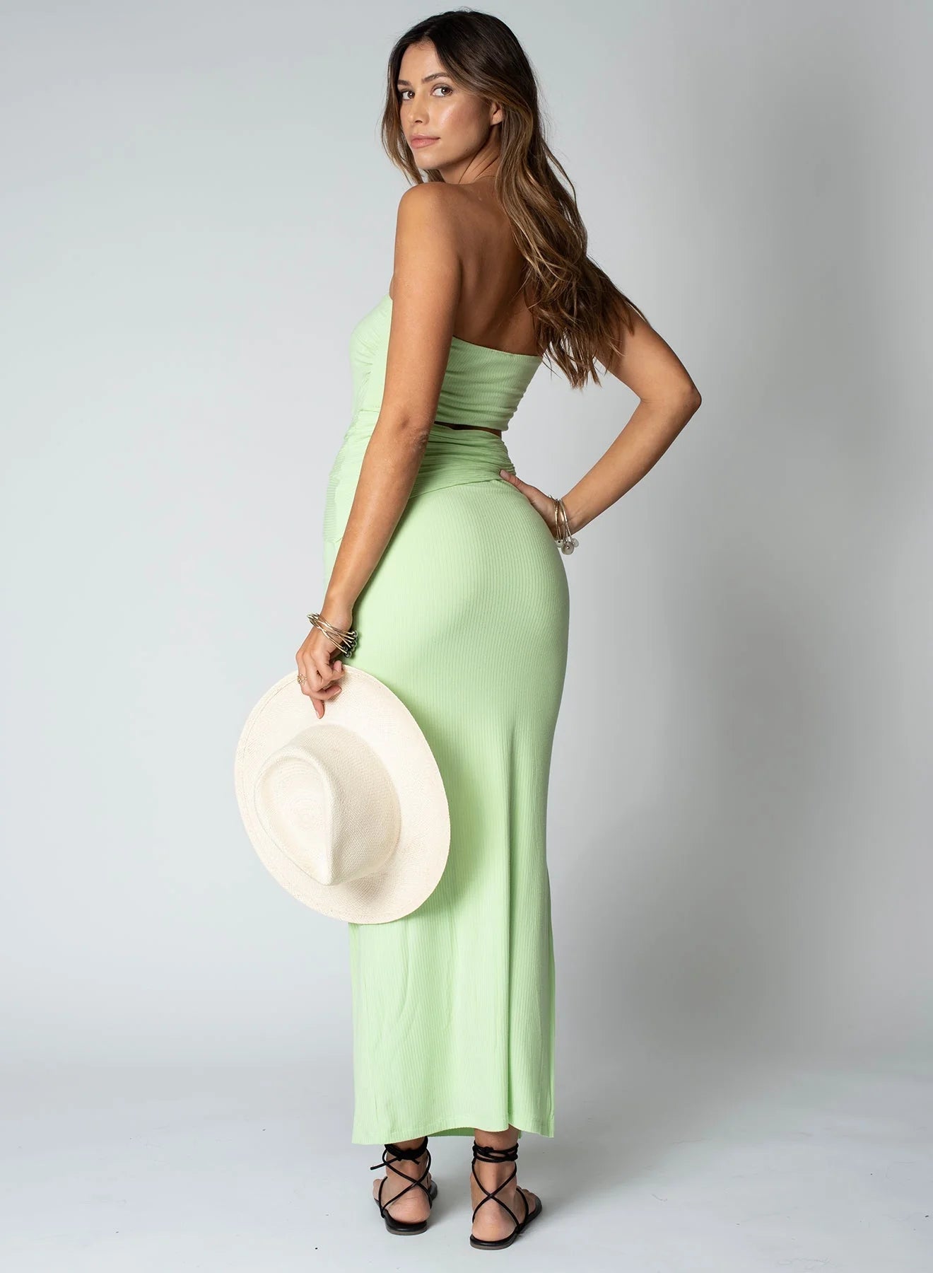 Stillwater Stillwater Wide Rib Baja Nights Maxi Dress Endless Waves