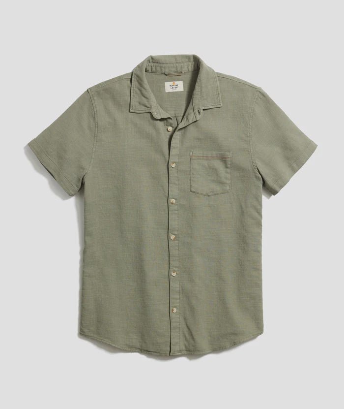 Stretch Selvage Short Sleeve Shirt - Endless Waves