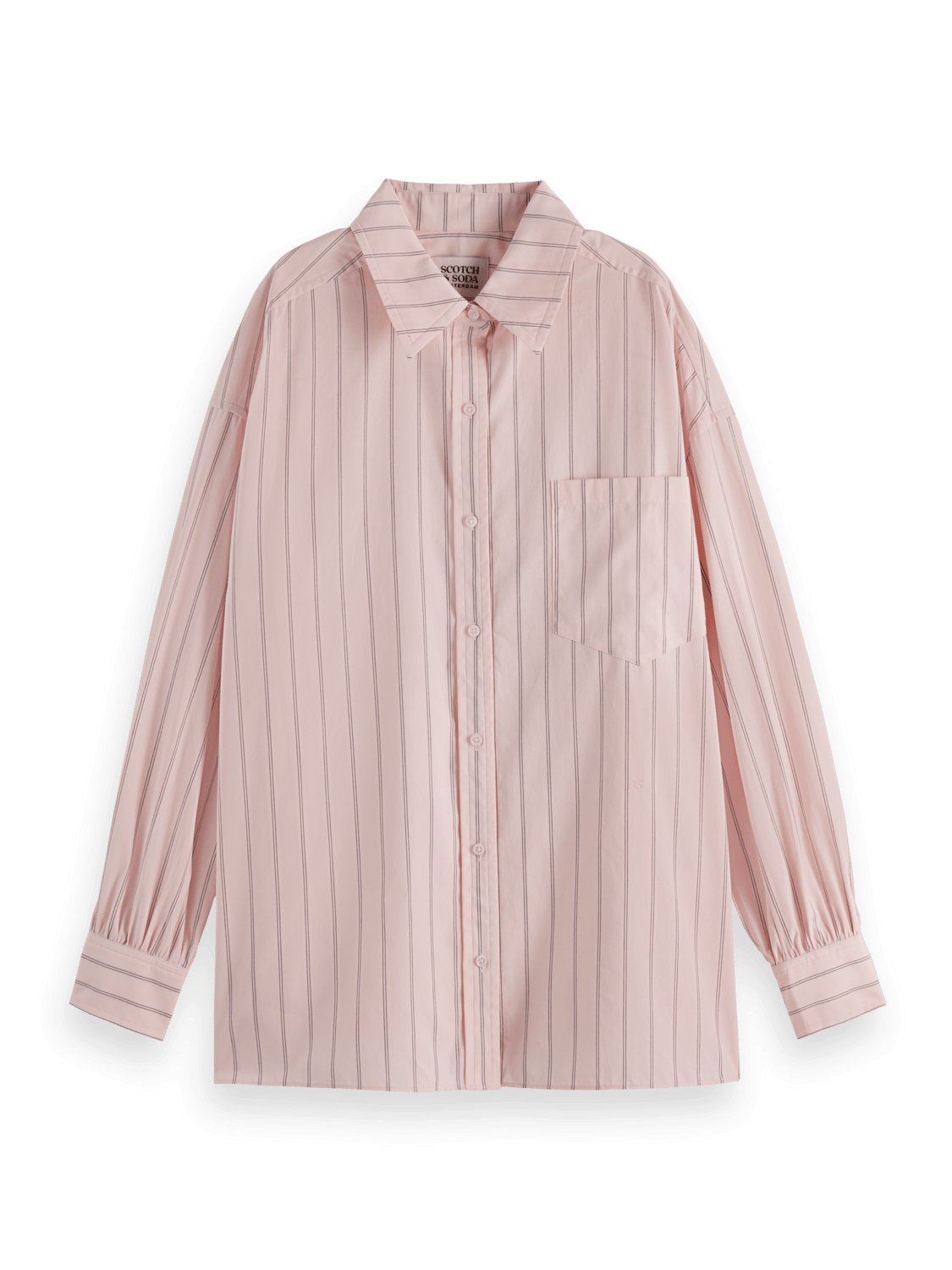 Striped Girlfriend Poplin Shirt - Endless Waves