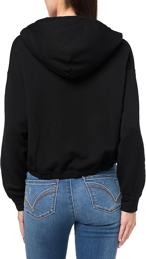 Monrow MONROW Supersoft Fleece Deep V Hoody Endless Waves