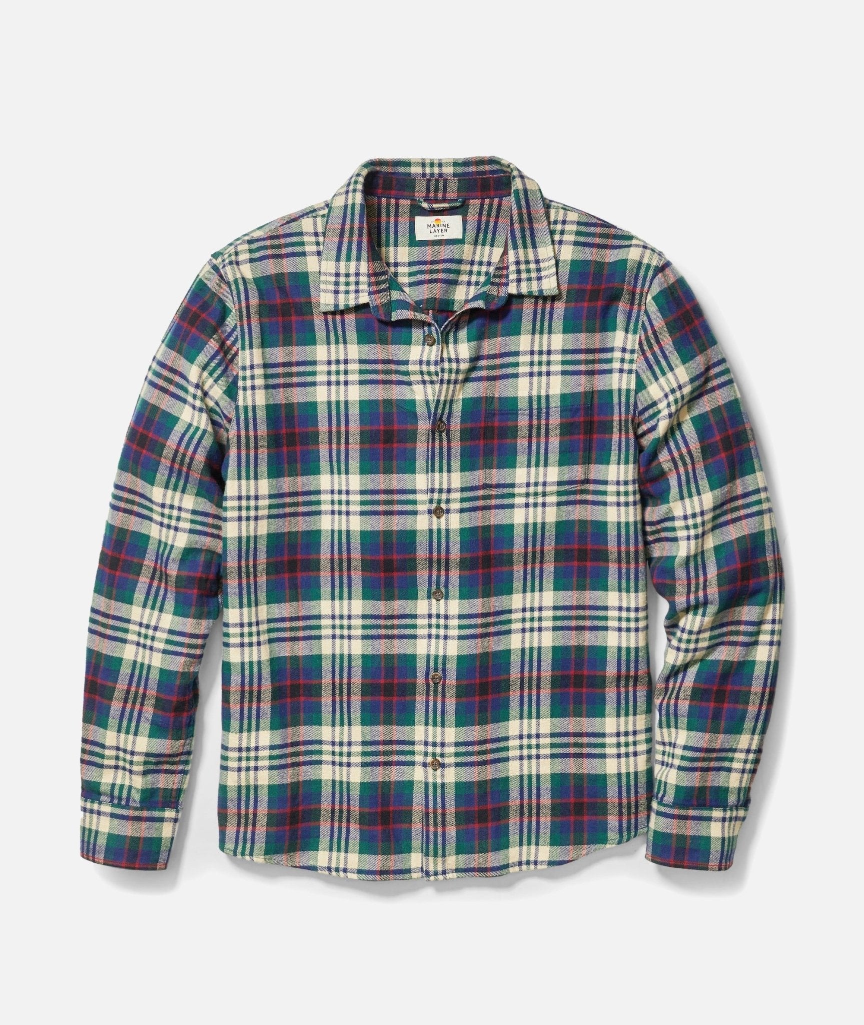 Marine Layer Marine Layer Tahoe Flannel Shirt Endless Waves