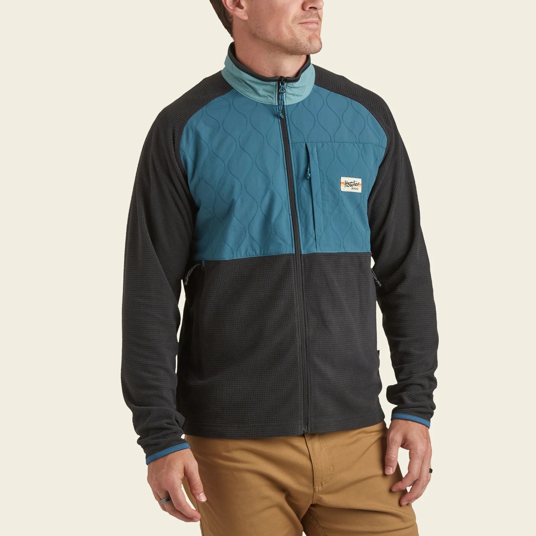 Howler Bros Howler Bros Talisman Grid Fleece Jacket Endless Waves