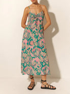 Talitha Midi Dress - Endless Waves