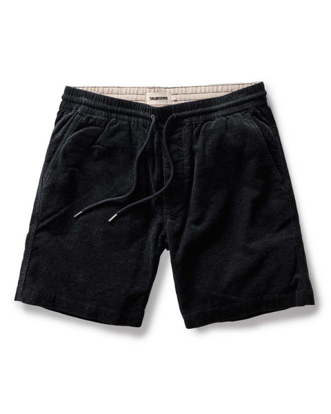 THEAIRTOWN STRAP CORDUROY SHORTS ブラック taylor-stitch-apres-short-