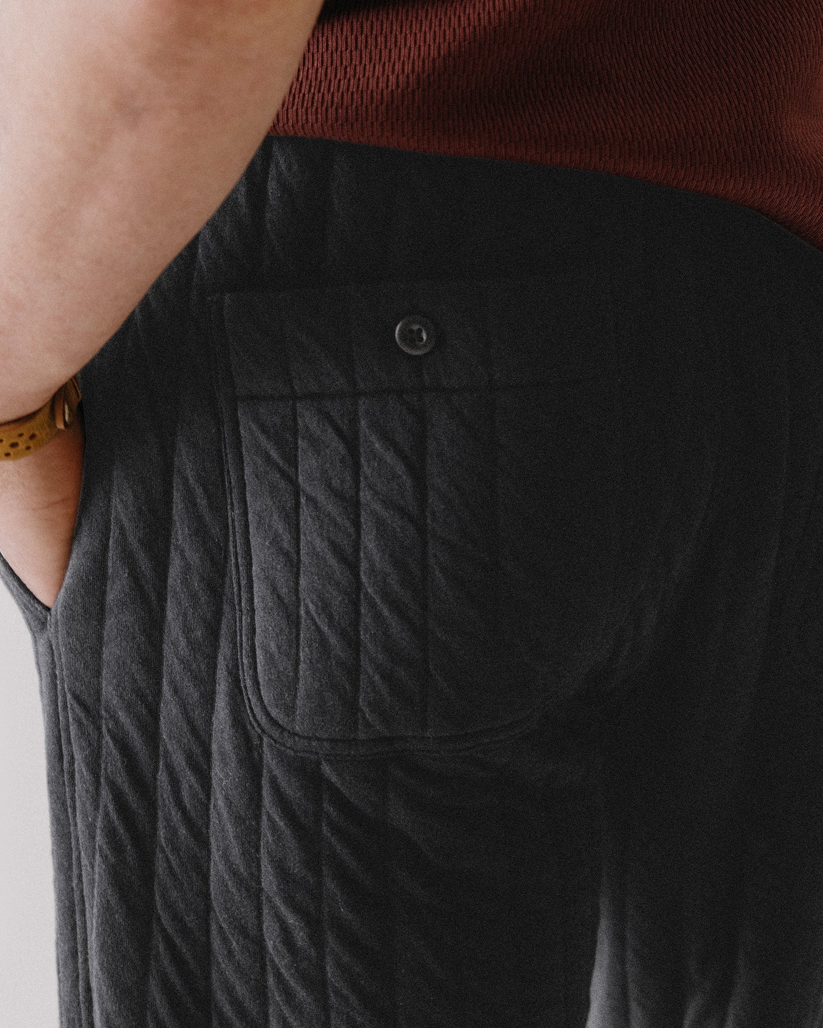 Taylor Stitch The Après Pant in Quilted Jersey - Endless Waves