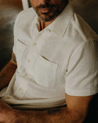 Taylor Stitch The Conrad Shirt in Linen - Endless Waves