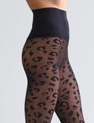 The Leopard Sheer Tights - Endless Waves