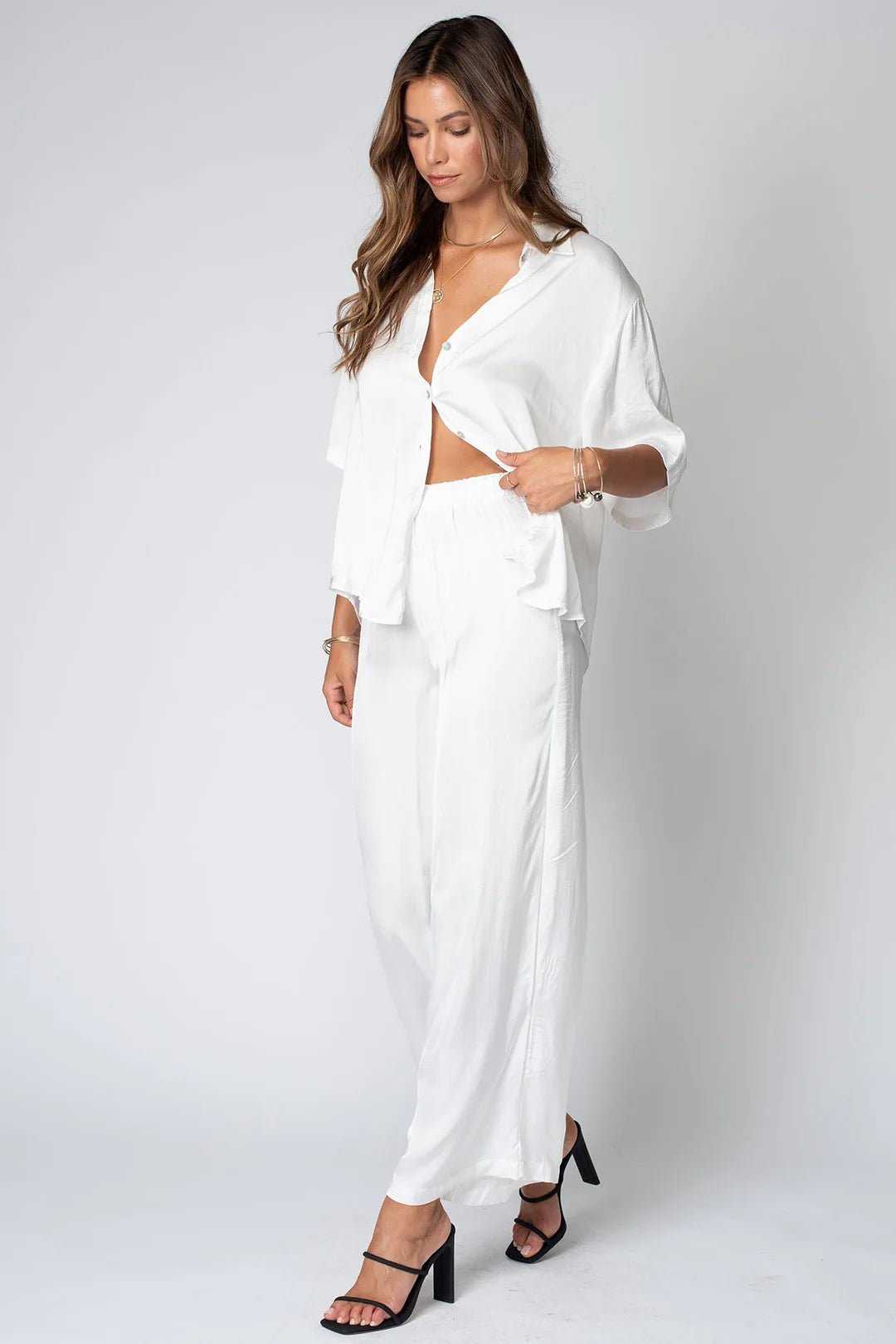 Stillwater Stillwater The Silky Venice Wide Leg Pant Endless Waves