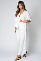 The Silky Venice Wide Leg Pant - Endless Waves