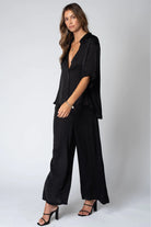 The Silky Venice Wide Leg Pant - Endless Waves