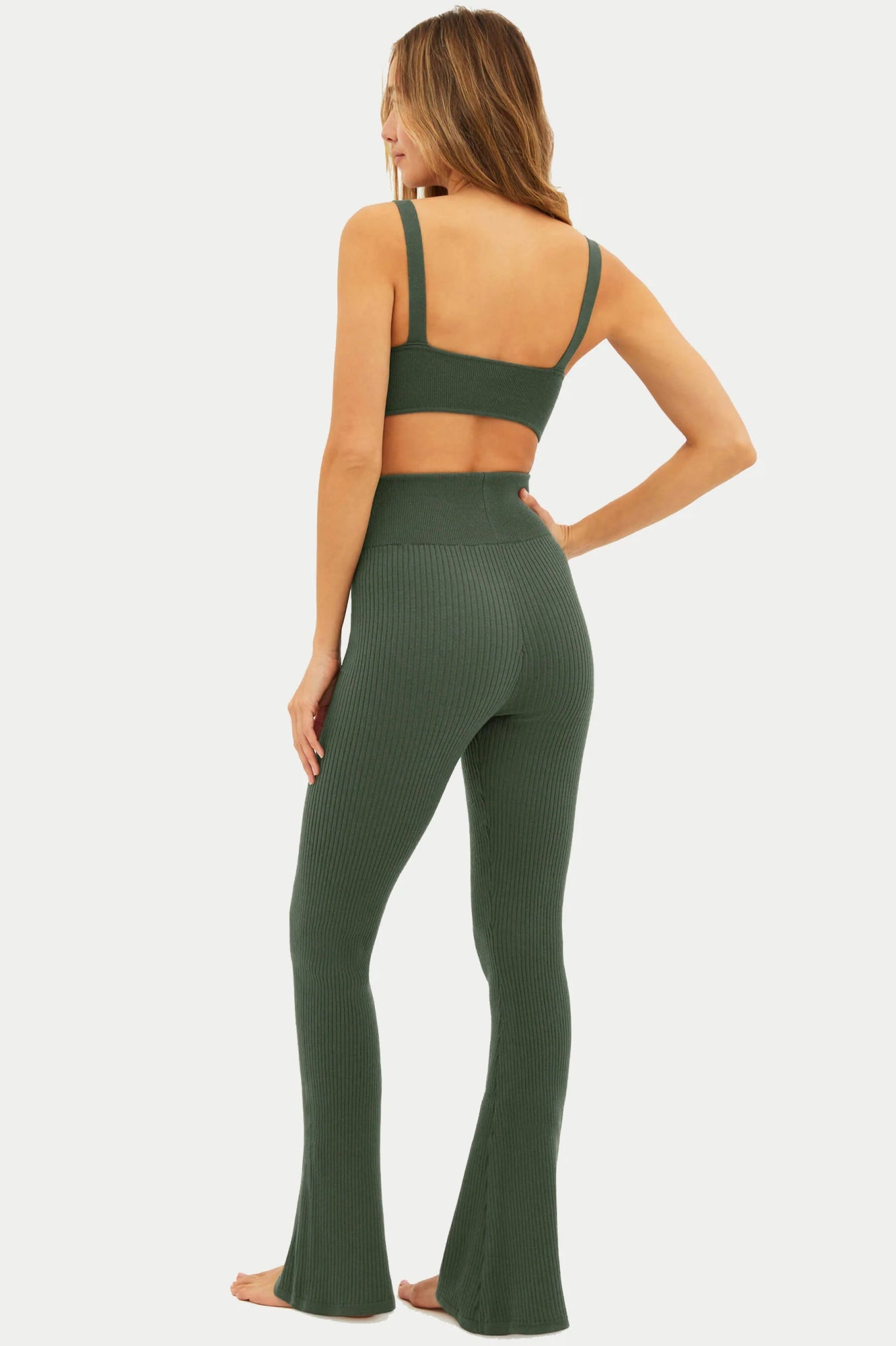 Beach Riot Beach Riot Olive Rib Tory Pant Endless Waves