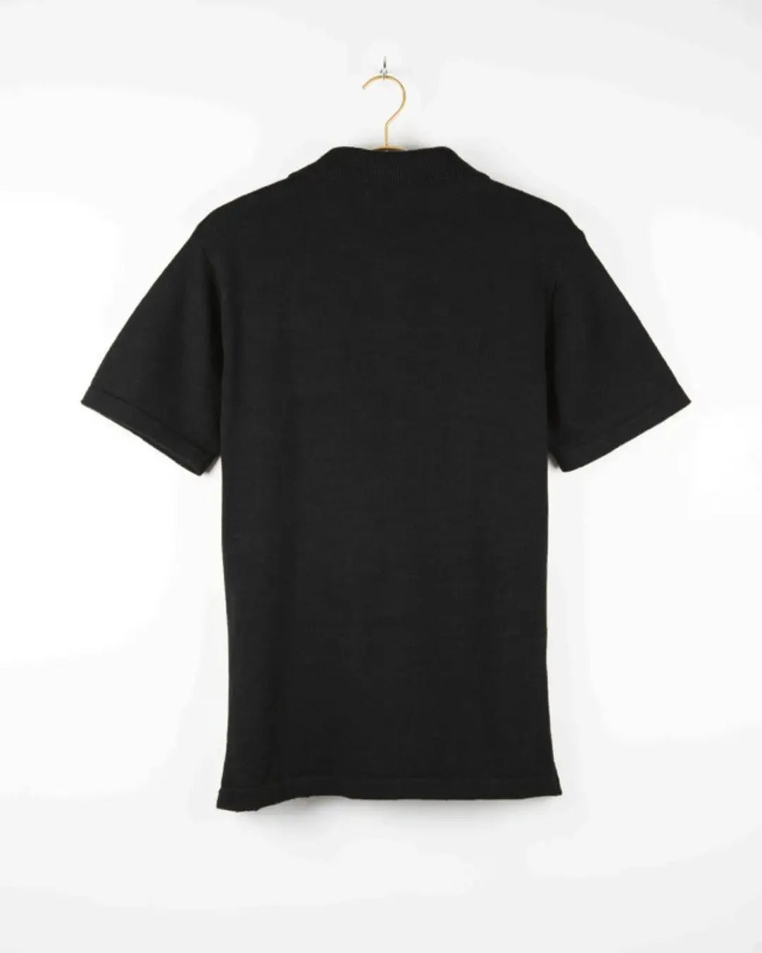 Umber and Ochre Manbir Johnny Collar Knit Polo