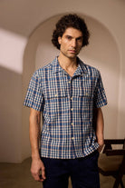 Umber & Ochre Gingham Check Harshil Shirt