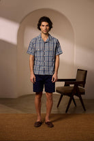 Umber & Ochre Gingham Check Harshil Shirt
