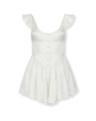 Vanessa Mooney Silk Elisabeth Romper Dress
