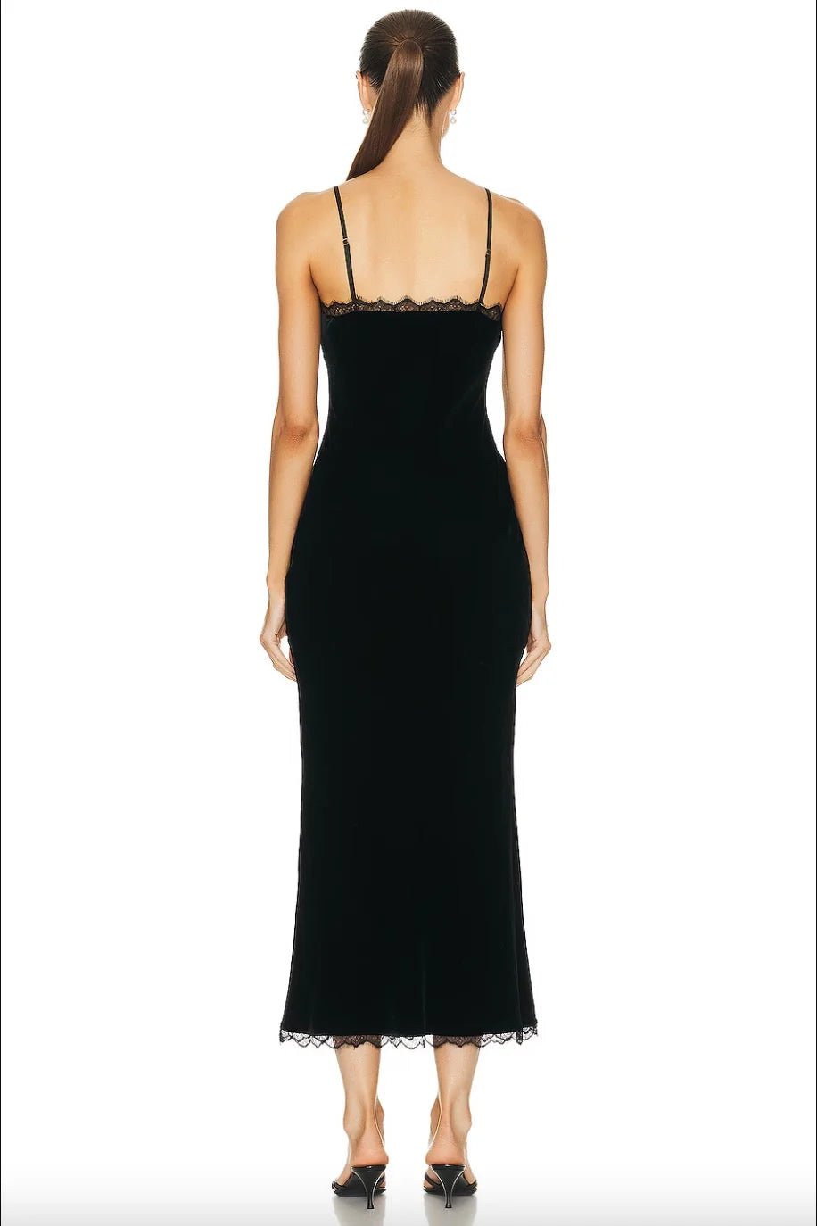 Venus Velvet Midi Dress - Endless Waves