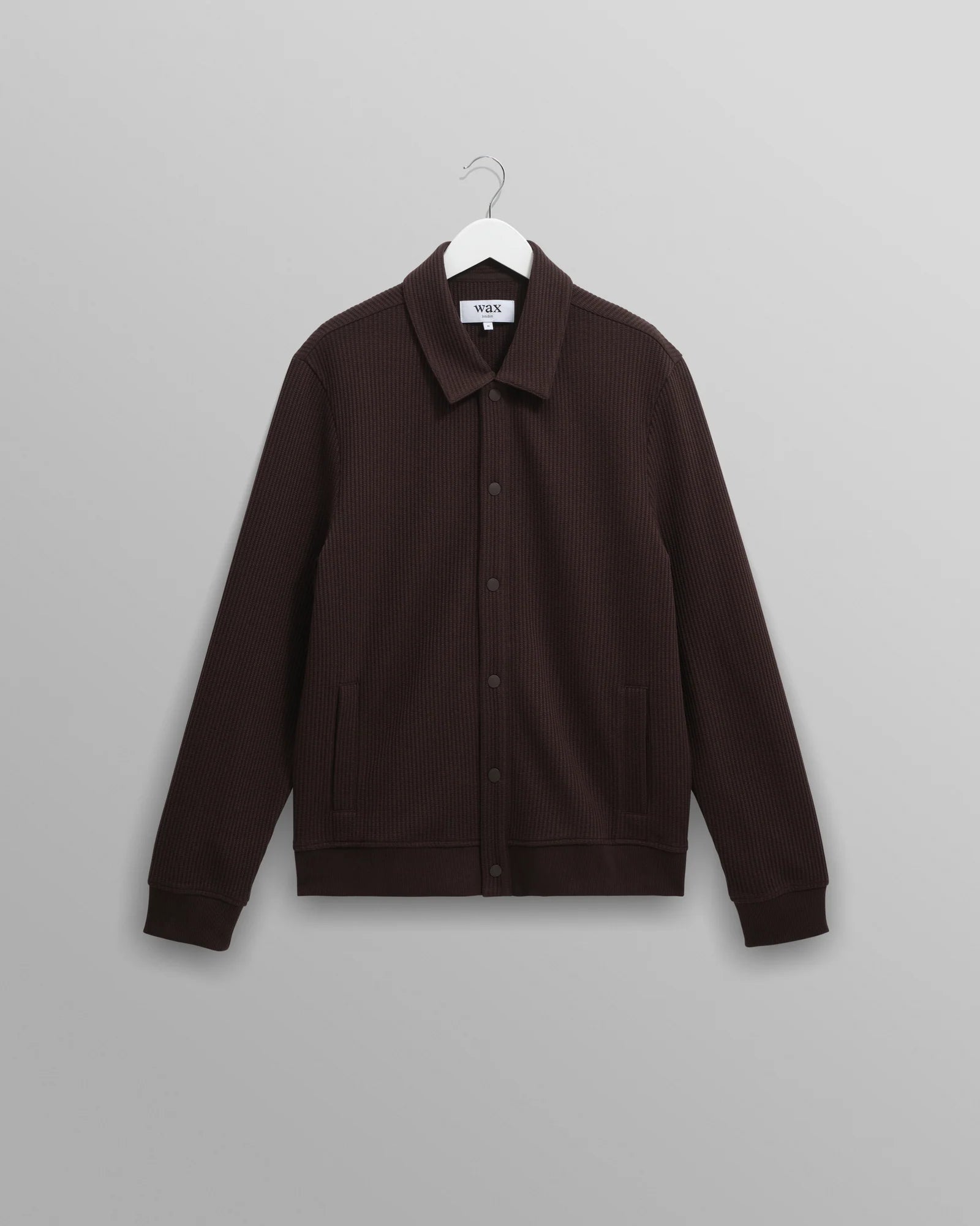 Wax London Hays Structured Waffle Overshirt - Endless Waves