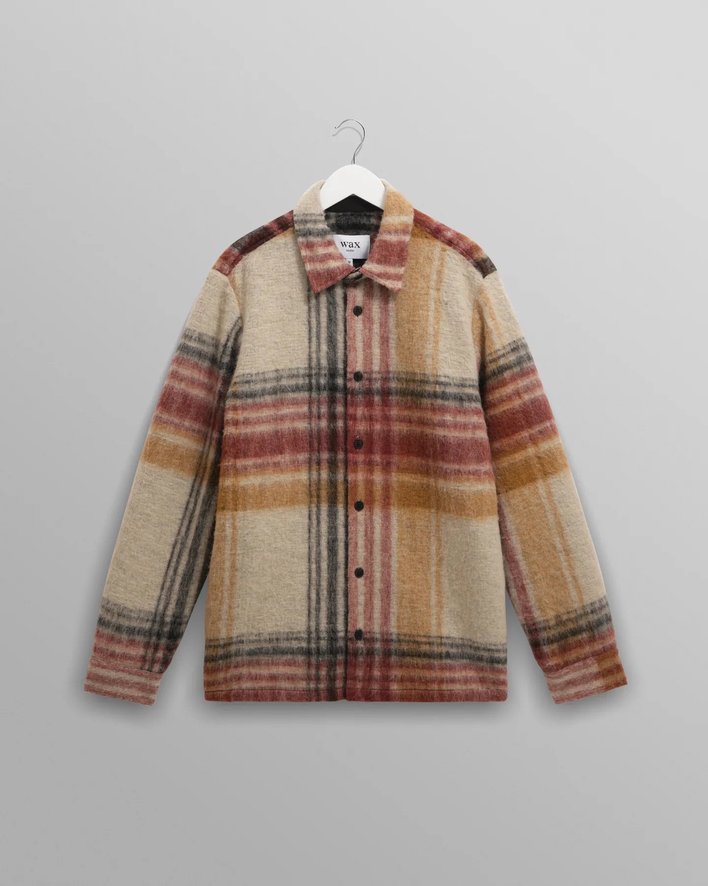 Wax London Nolan Wool Overshirt - Endless Waves