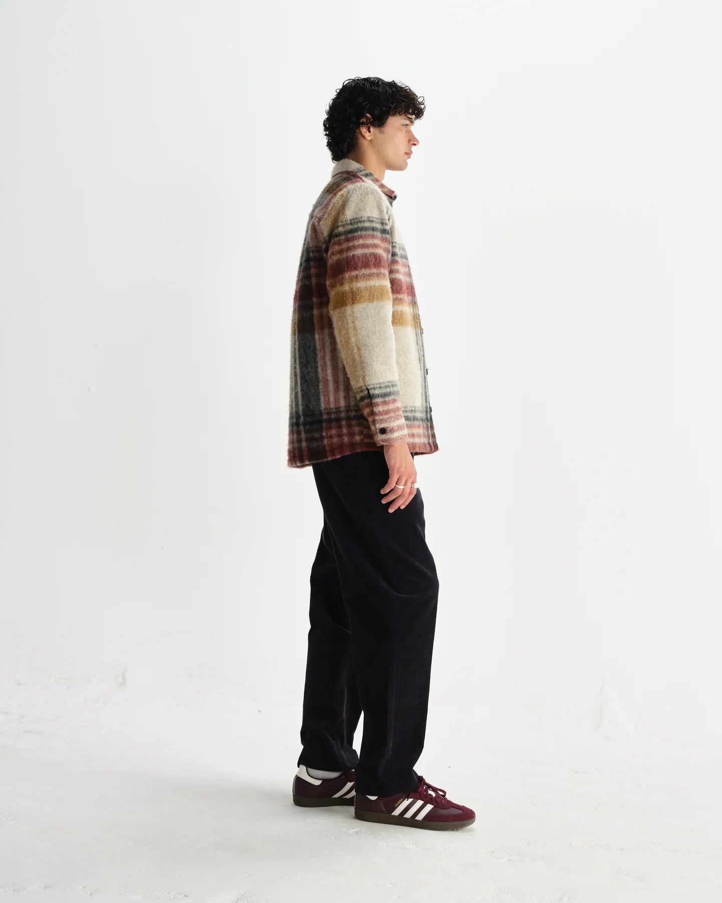 Wax London Nolan Wool Overshirt - Endless Waves